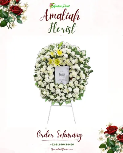 Krans Bunga Duka Cita di Camba Berua