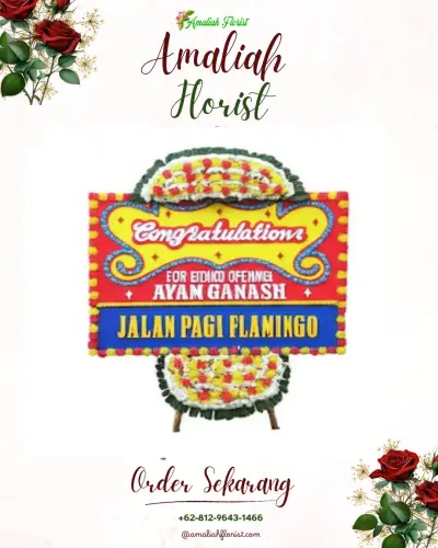 Bunga Papan Congratulation di Camba Berua